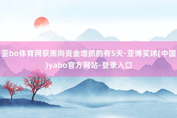 亚bo体育网获南向资金增抓的有5天-亚博买球(中国)yabo官方网站-登录入口