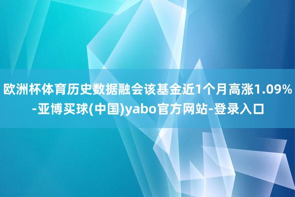 欧洲杯体育历史数据融会该基金近1个月高涨1.09%-亚博买球(中国)yabo官方网站-登录入口