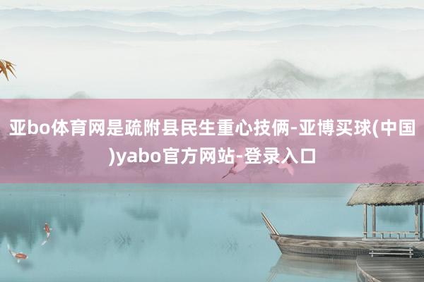 亚bo体育网是疏附县民生重心技俩-亚博买球(中国)yabo官方网站-登录入口